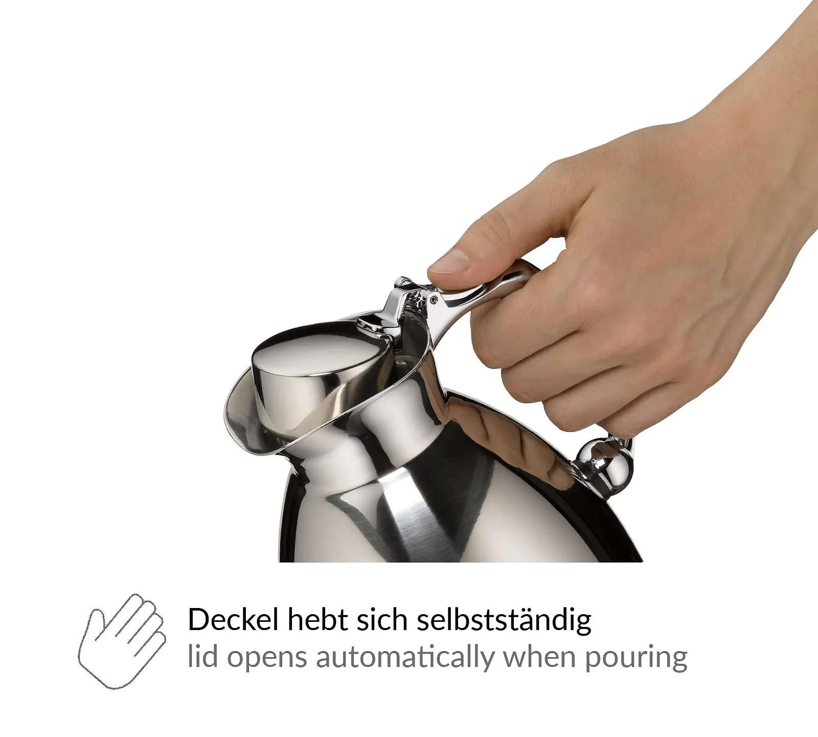 Термос-кавник Alfi Hotello 1.0 L з подвійними стінками з нержавіючої сталі, фото №6 Термос-кавник Alfi Hotello 1.0 L з подвійними стінками з нержавіючої сталі, фото №6