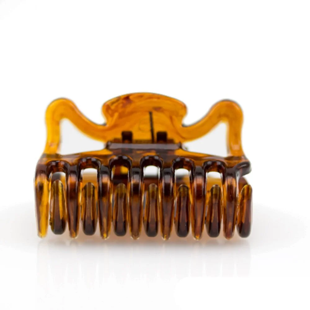 Мини-заколка для волос WeLoveBeads, 3.5 см, гавана-коричневый, фото №2