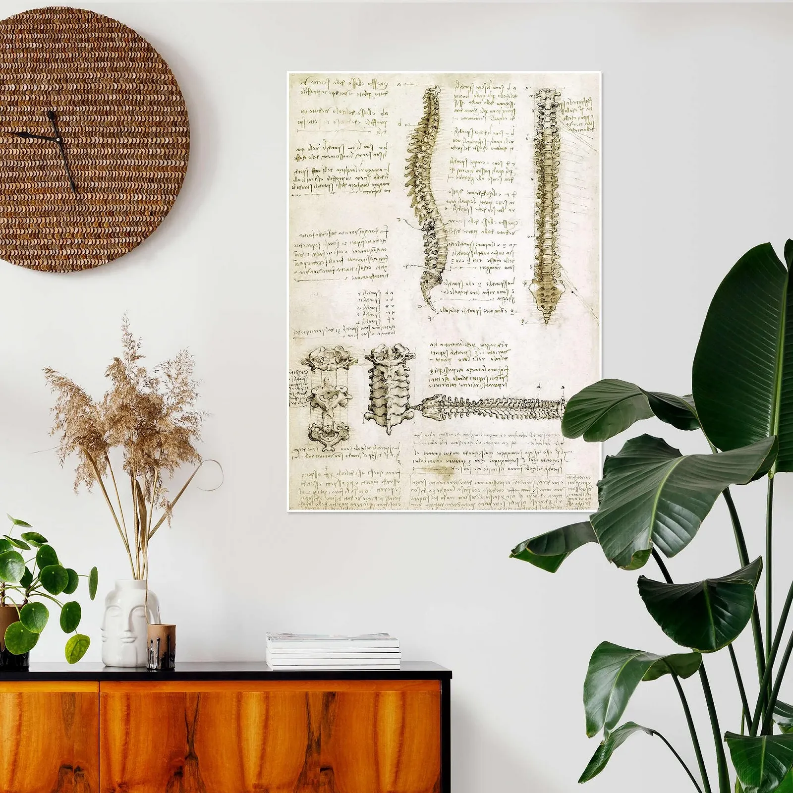Постер Leonardo da Vinci Spine 50 x 70 см бежевый, фото №4