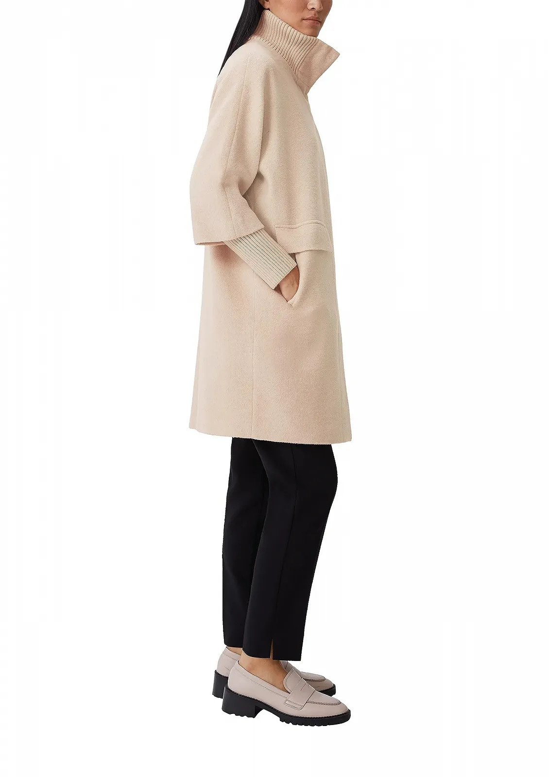 Пальто Comma (NOS) Жіноче Вовняне, фото №3 Пальто Comma (NOS) Жіноче Вовняне, фото №3