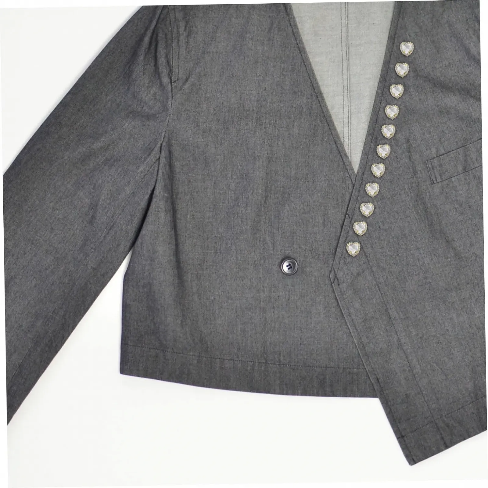 Пришивные стразы Стекло с четырьмя отверстиями Operitacx 20 x Камни для рукоделия Пришивные стразы Стекло Пришивные стразы с цапами Швейные аксессуары Сплав Одежда Кристалл, фото №6