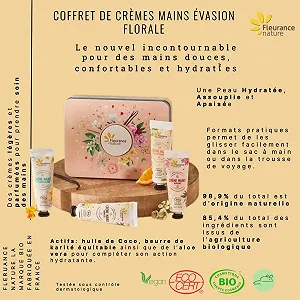 Крем для рук Fleurance Nature Набор по уходу Четыре ароматизированных крема для рук в подарочной коробке synthetic.ua - Фото 1