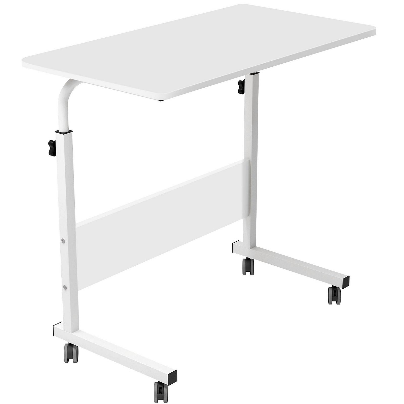 Столик для ноутбука Soges, прикроватный столик на колесиках, регулируемый по высоте столик для ПК, столик для ноутбука, подставка для ноутбука, столик для ухода за кроватью и диваном, 80 x 40 см, фото №1 Столик для ноутбука Soges, прикроватный столик на колесиках, регулируемый по высоте столик для ПК, столик для ноутбука, подставка для ноутбука, столик для ухода за кроватью и диваном, 80 x 40 см, фото №1