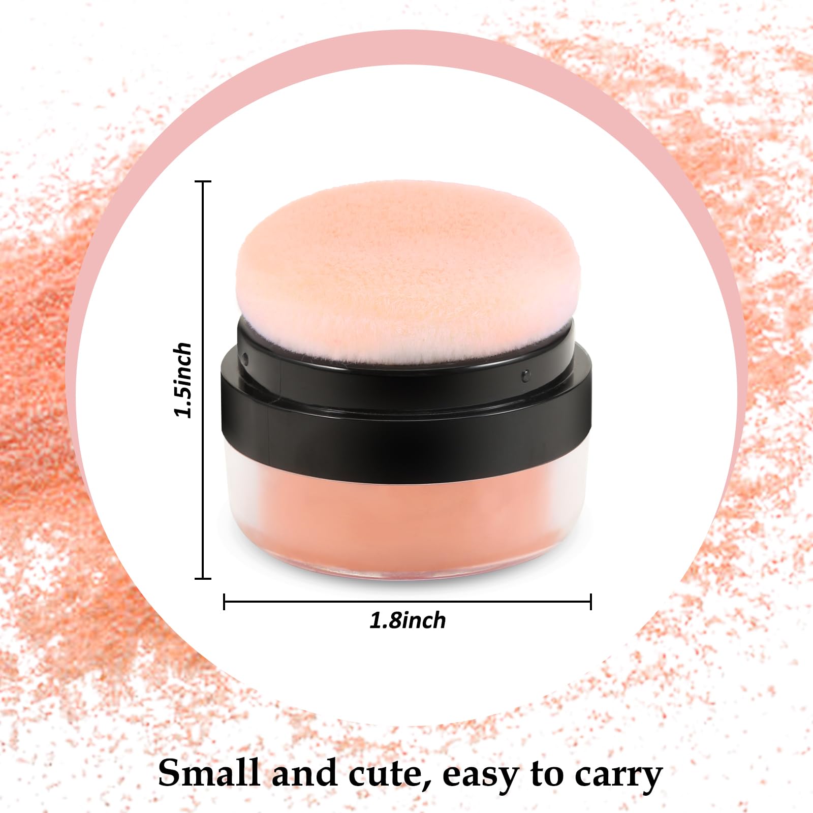Пудра-рум'яна Apooliy Matte Air Cushion з м'якою текстурою, натуральна, з губкою-грибком та дзеркальцем, фото №2