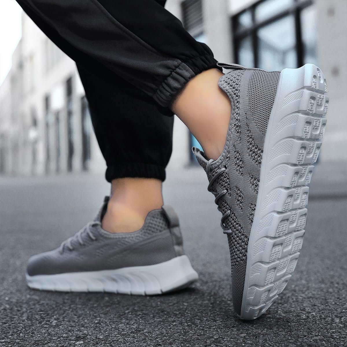 Кросівки VGPSFN Спортивні Чоловічі Легкі Чорний, фото №6 Кросівки VGPSFN Спортивні Чоловічі Легкі Чорний, фото №6