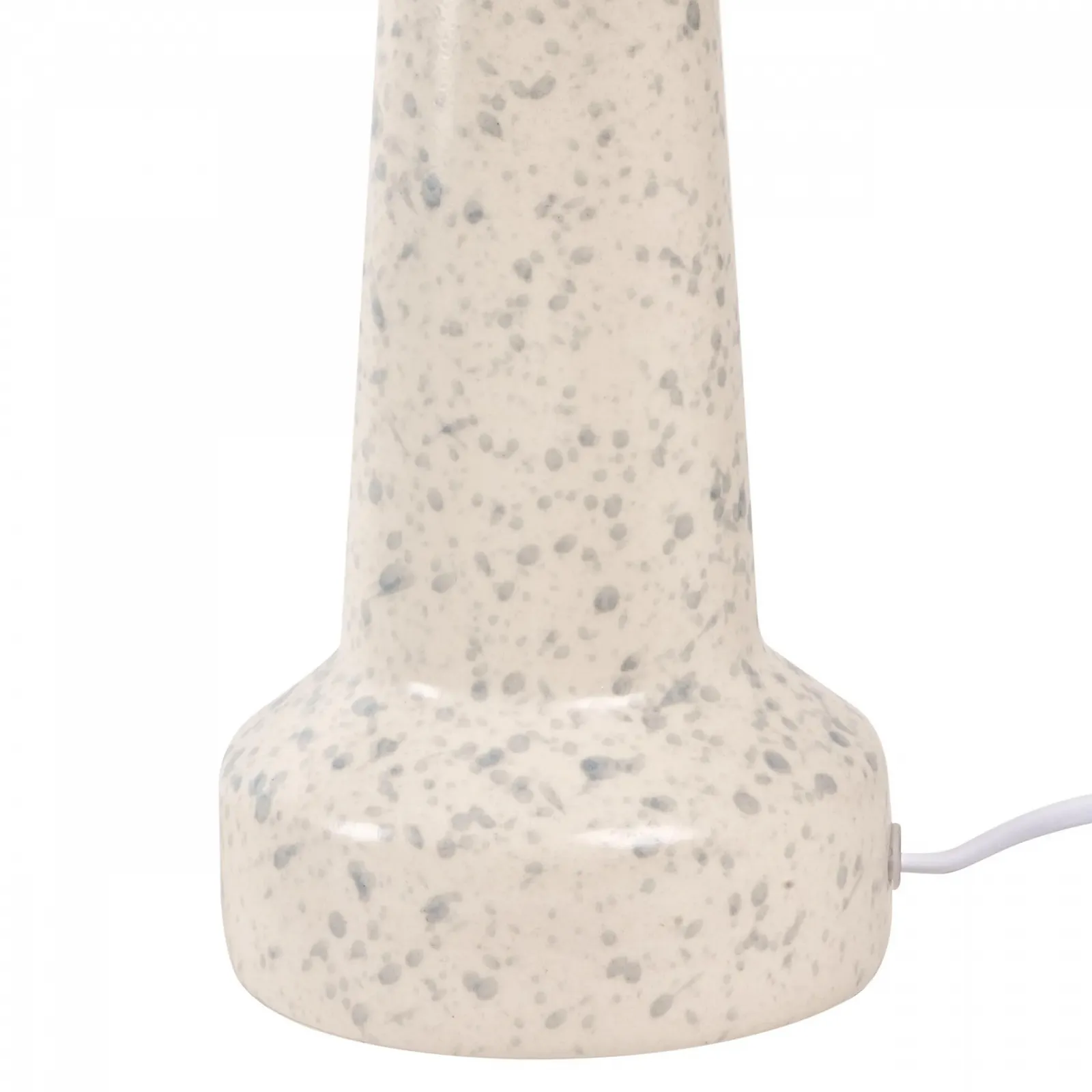 Настільна лампа Beliani Humuya Керамічна Тканинний абажур Світло-бежевий, фото №6