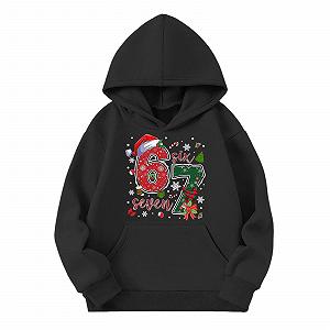 Худи Девочка 152 - Унисекс-пуловер-худи с принтом, флисовая толстовка, подростковая спортивная одежда synthetic.ua - Фото 1