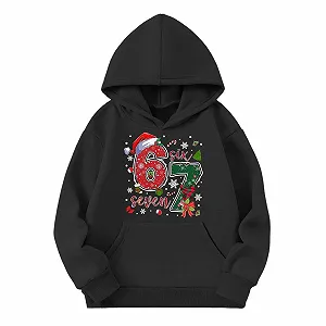 Худи Девочка 152 - Унисекс-пуловер-худи с принтом, флисовая толстовка, подростковая спортивная одежда synthetic.ua - Фото 1