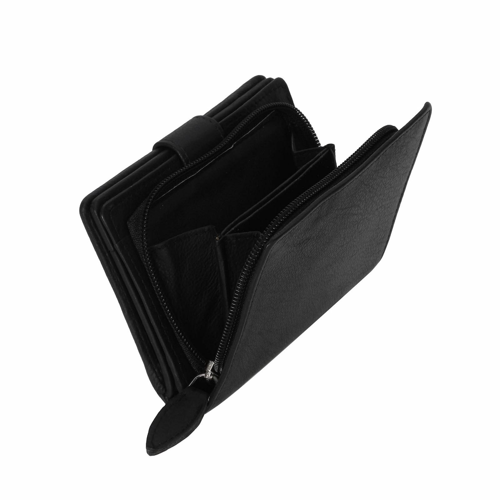 Гаманець ZMOKA Money Maker Classic Medium Size жіночий шкіряний, чорний, фото №5
