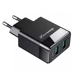 Зарядное устройство Grand-X CH-50 2USB 5V 2,4A (CH-50) synthetic.ua - Фото 1