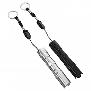 Міні Ліхтарик LED Тактичний для Кемпінгу Люмен Маленький LED  Аварійний для Відкритого Повітря з Ремінцем (2 шт. в упаковці) - Фото 1