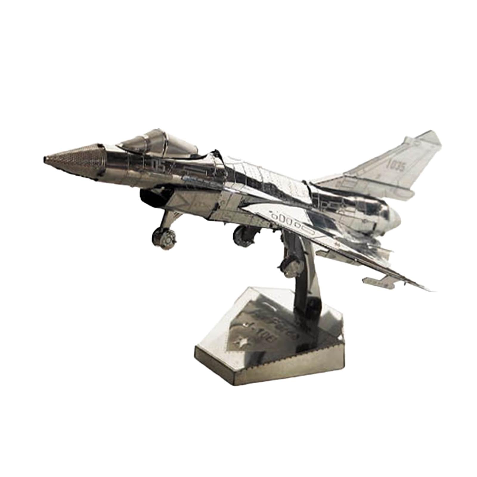 Конструктор Luwecf Fighter Plane Model Building Block Set для дорослих, срібний, фото №7 Конструктор Luwecf Fighter Plane Model Building Block Set для дорослих, срібний, фото №7