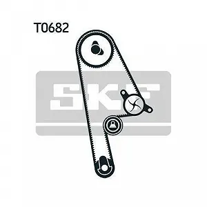 Водяний насос + комплект ременя ГРМ SKF VKMC 93005-2 для HONDA ROVER synthetic.ua - Фото 1