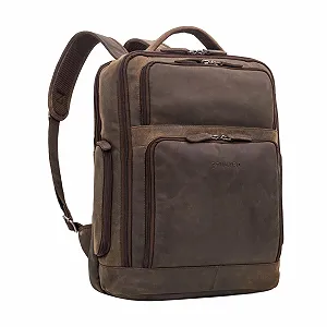 Купить Рюкзак для ноутбука STILORD Jayden Business Vintage 15-17" Кожаный Черный / Коричневый - Фото 1 Рюкзак для ноутбука STILORD Jayden Business Vintage 15-17" Кожаный Черный / Коричневый - Фото 1