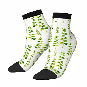 Шкарпетки SSIMOO Зелений Квітковий візерунок, Універсальний розмір synthetic.ua - Фото 1