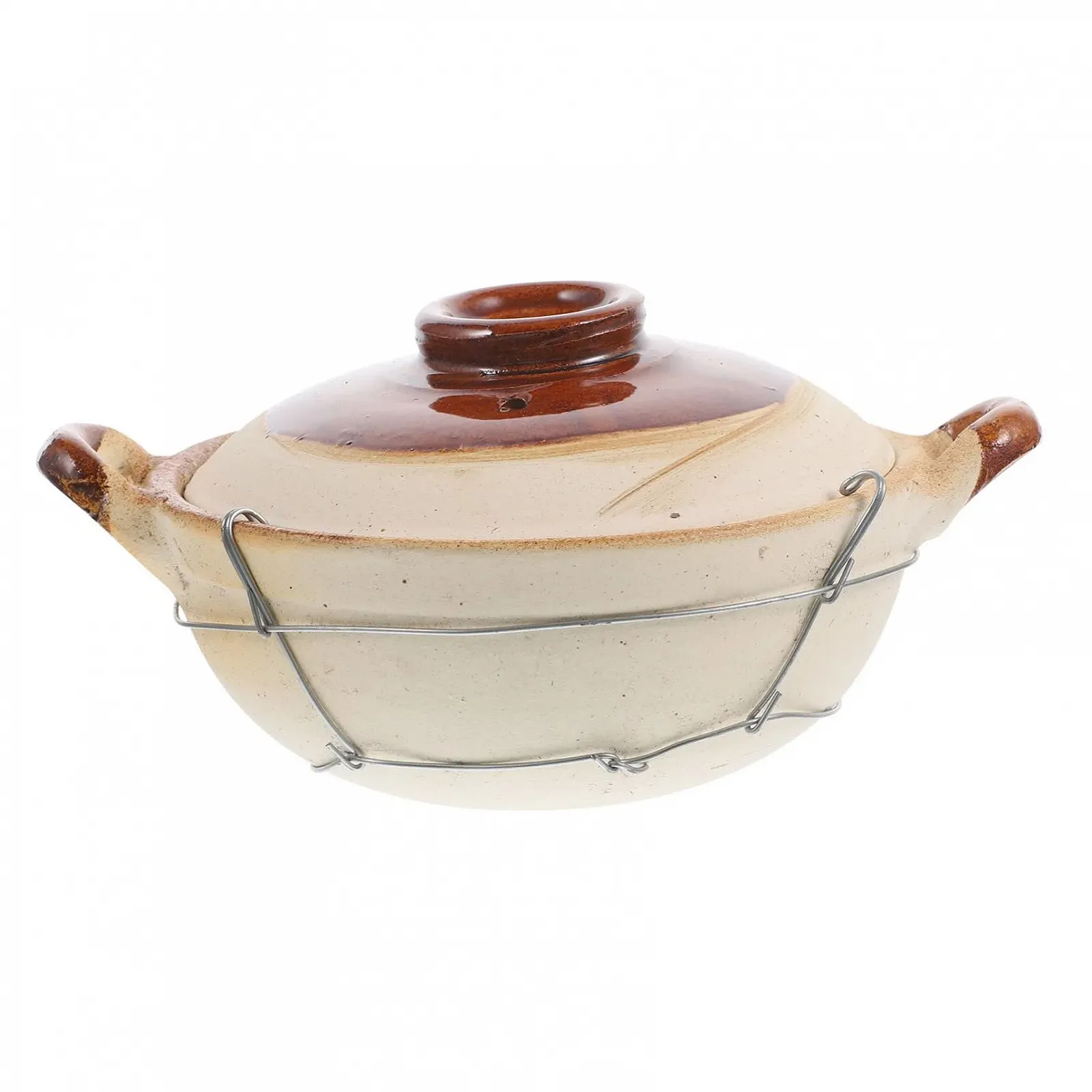 Горшок Toyvian глиняный 0,5 л с ручкой для плиты, фото №1