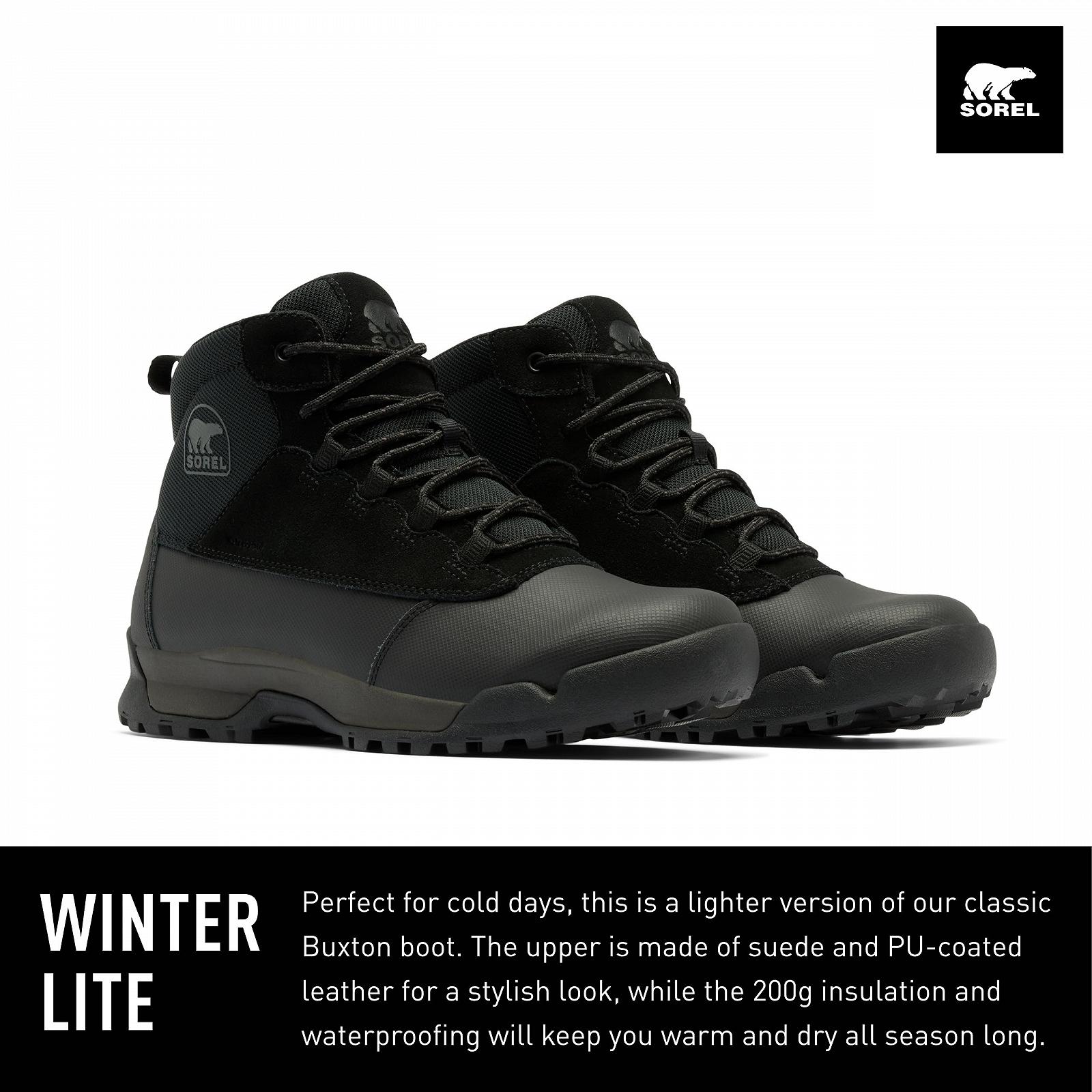 Мужские зимние ботинки Sorel Buxton Lite Lace Plus Waterproof, фото №2