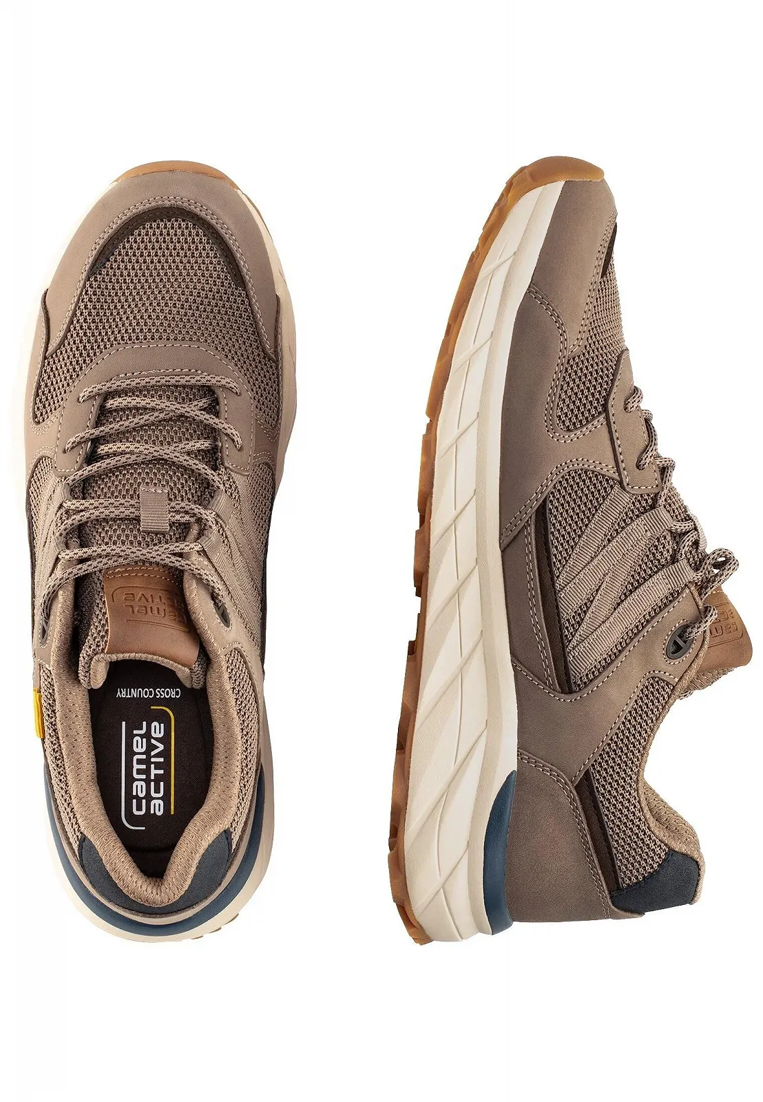 Кроссовки camel active Кожаные с сеткой Мужские, фото №2