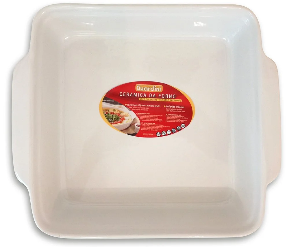 Форма для запекания квадратная 25 см порционная керамическая, фото №1