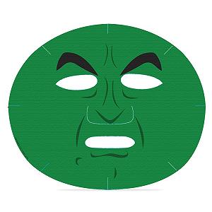 Тканевая Маска для лица Mad Beauty The Wizard of Oz Wicked Witch Зеленая, с экстрактом огурца и алоэ вера synthetic.ua - Фото 1