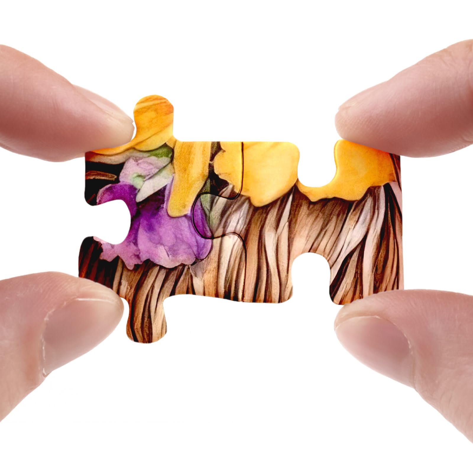 Пазл Highland Cow Sunflower 1000 елементів Тварини Квіти Кактус, фото №3