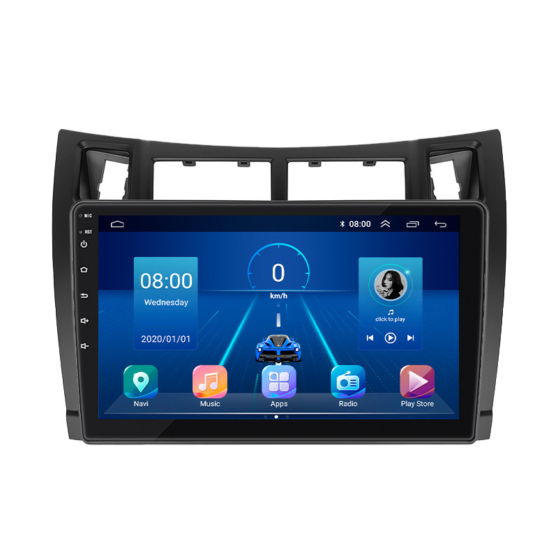 Штатная магнитола Lesko Toyota Vitz II XP90 2005-2011 9 4/64Gb 4G Wi-Fi GPS Top (10969-58111), фото №1