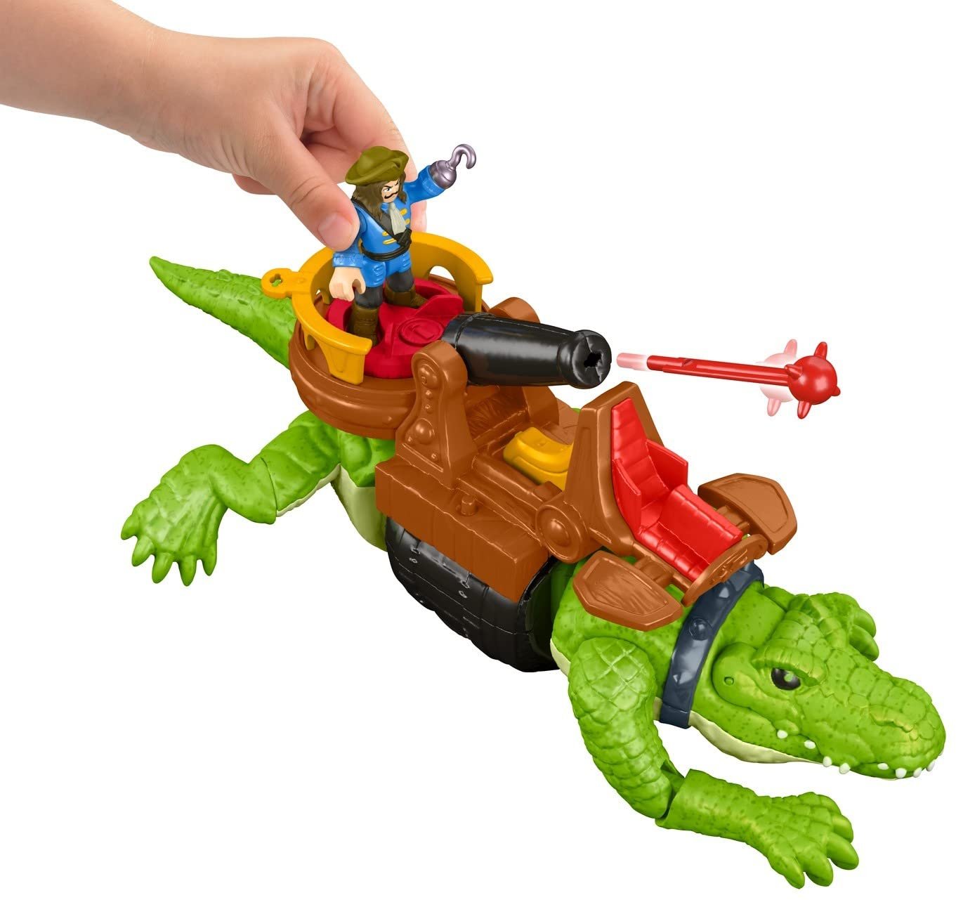 Фигурка Fisher-Price Imaginext Шагающий Крокодил, фото №2