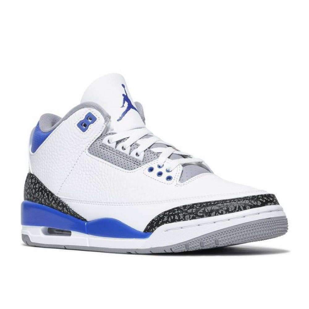 Кросівки Jordan 3 Retro Racer Blue (GS) 36, фото №4