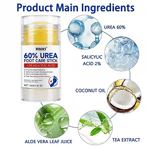 Крем для ног увлажняющий против трещин с салициловой кислотой 60% для экстремальной сухости synthetic.ua - Фото 1