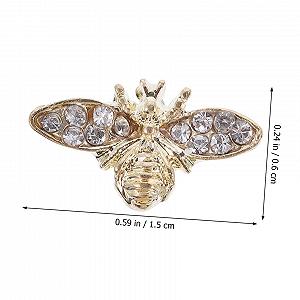 Украшения для ногтей в виде пчел в стиле ретро, 40 шт, подвески из сплава для маникюра и дизайна ногтей synthetic.ua - Фото 1