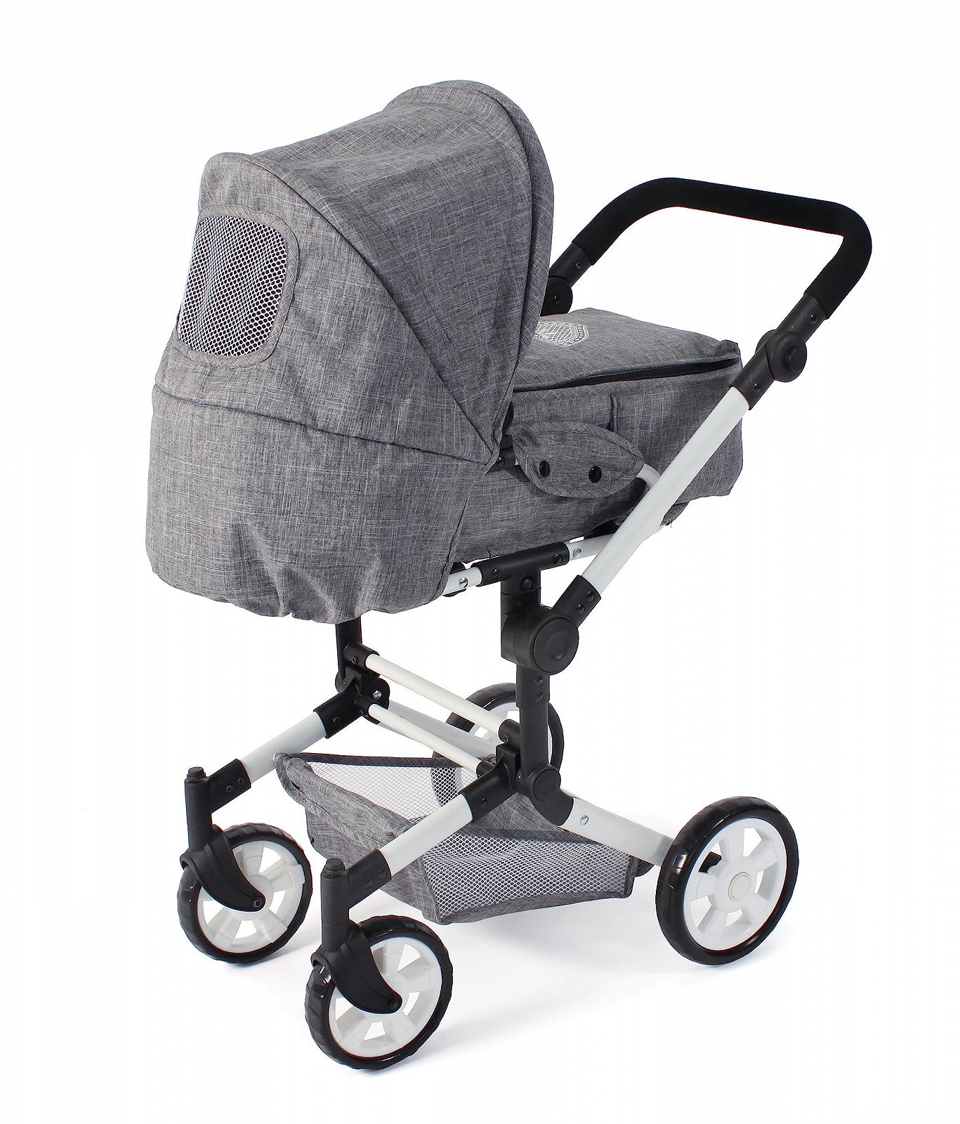 Коляска Bayer Chic 2000 Jara 2-в-1 Джинс Сіра, фото №4
