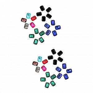 Хрустальные Стразы Healvian Разноцветные Подвески-Коровки 100 шт - Фото 1