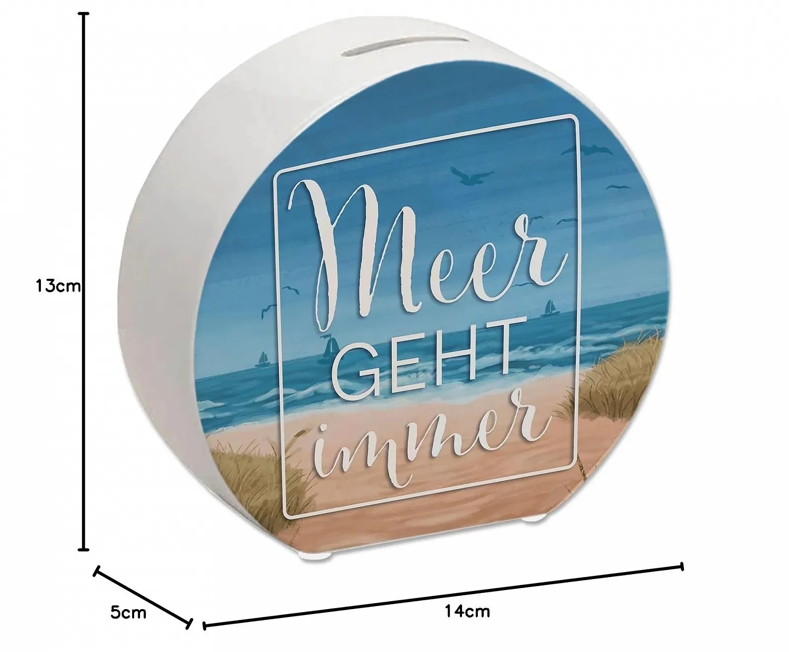 Скарбничка Meer geht Immer Керамічна з морським мотивом, фото №9