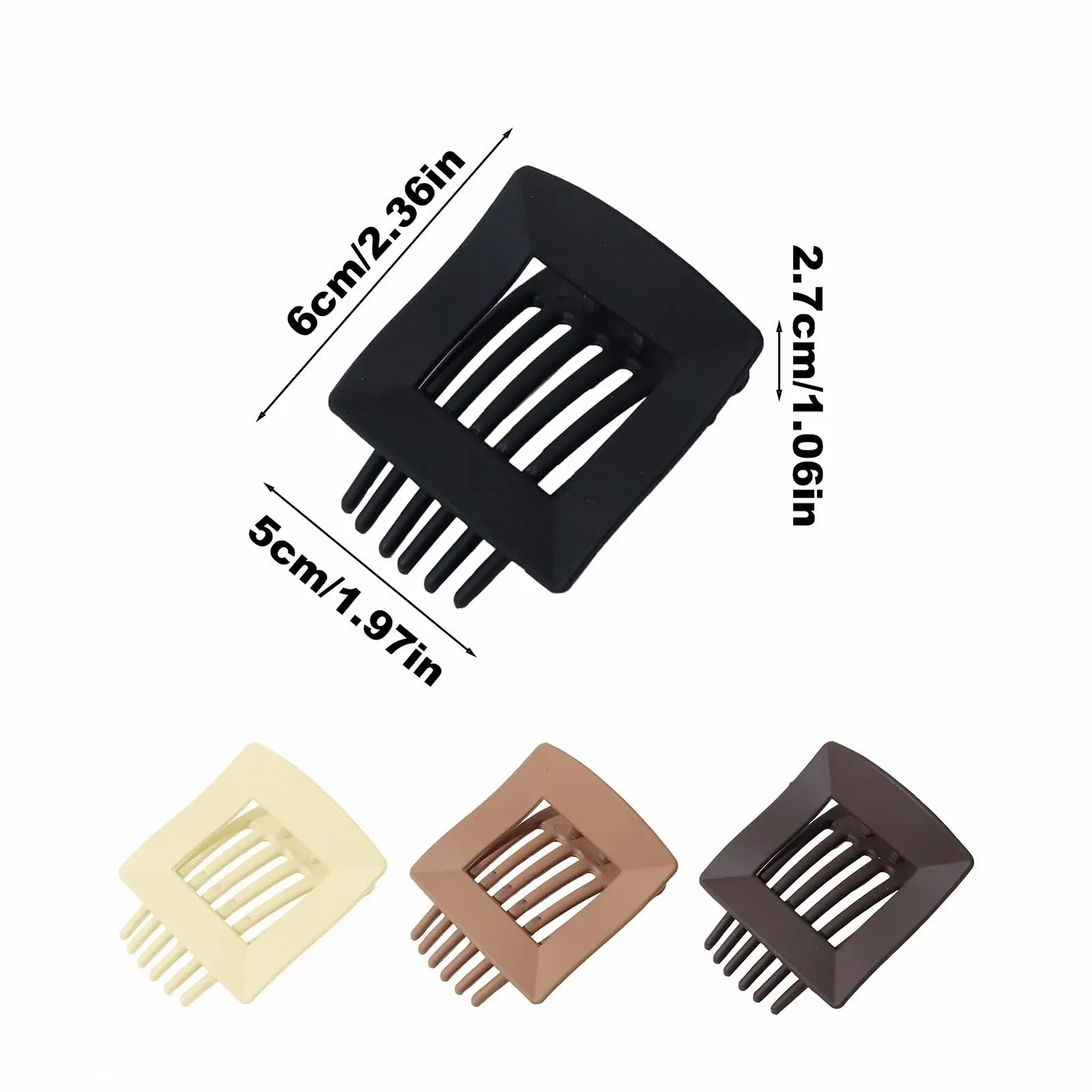 Плоские Заколки для Волос ABS Материал Матовый, фото №4 Плоские Заколки для Волос ABS Материал Матовый, фото №4