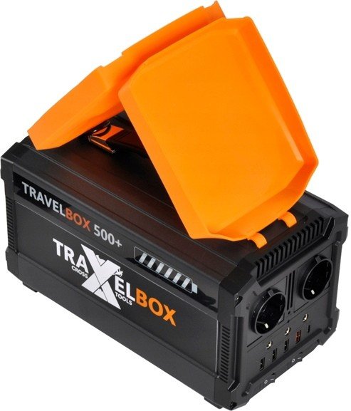 Зарядная станция Cross Tools TRAVELBOX 500+ 700 Вт / 500 Вт / 555 Вт*ч - Немецкий производитель (Алюминиевый корпус), фото №2