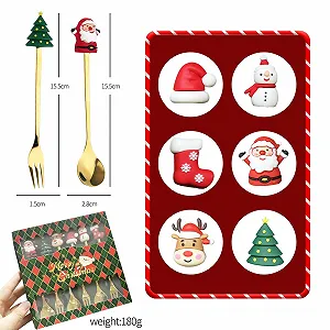 Набор из 6 рождественских ложек FRUHLING synthetic.ua - Фото 1