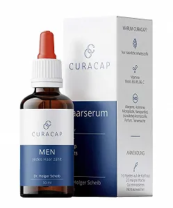 Сыворотка для волос CuraCap Мужская для ухода при выпадении, тонких волосах и перхоти - Фото 1