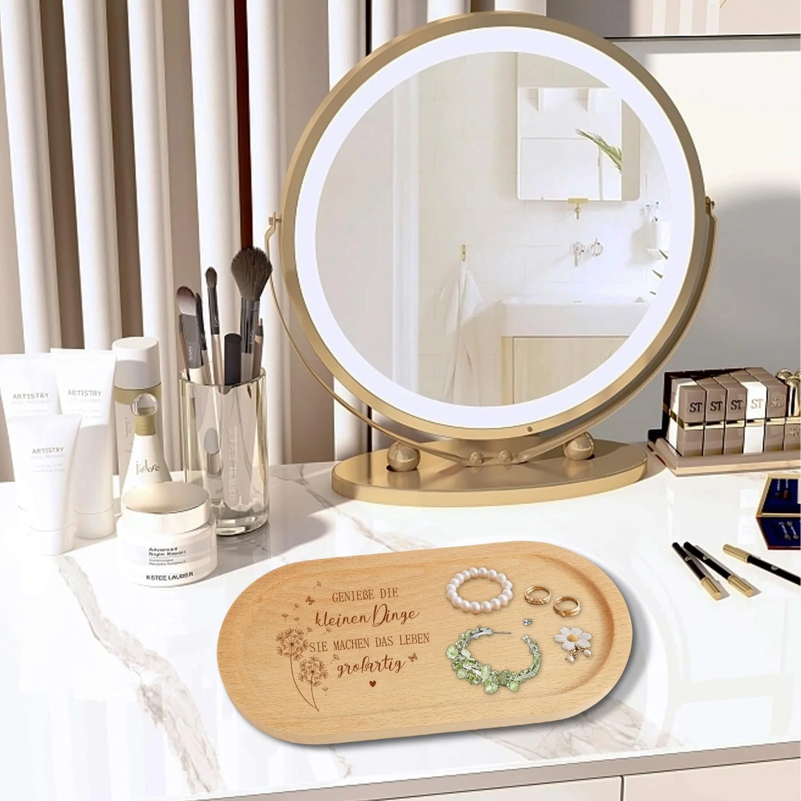 Декоративний піднос з гравіюванням Genie, Дерев'яний, фото №6 Декоративний піднос з гравіюванням Genie, Дерев'яний, фото №6