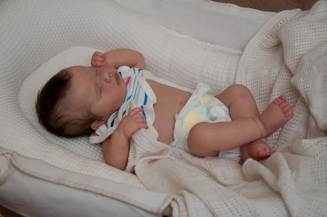 Лялька Zero pam Reborn Baby Boy Реалістичний силіконовий хлопчик 20 дюймів 50 см, фото №6