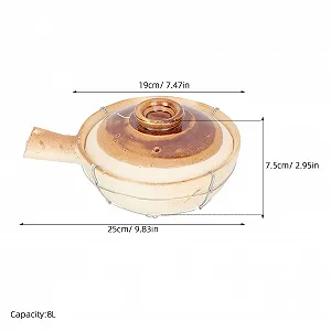 Кастрюля-кассероль термостойкая с ручкой для супа и бибимбапа synthetic.ua - Фото 1