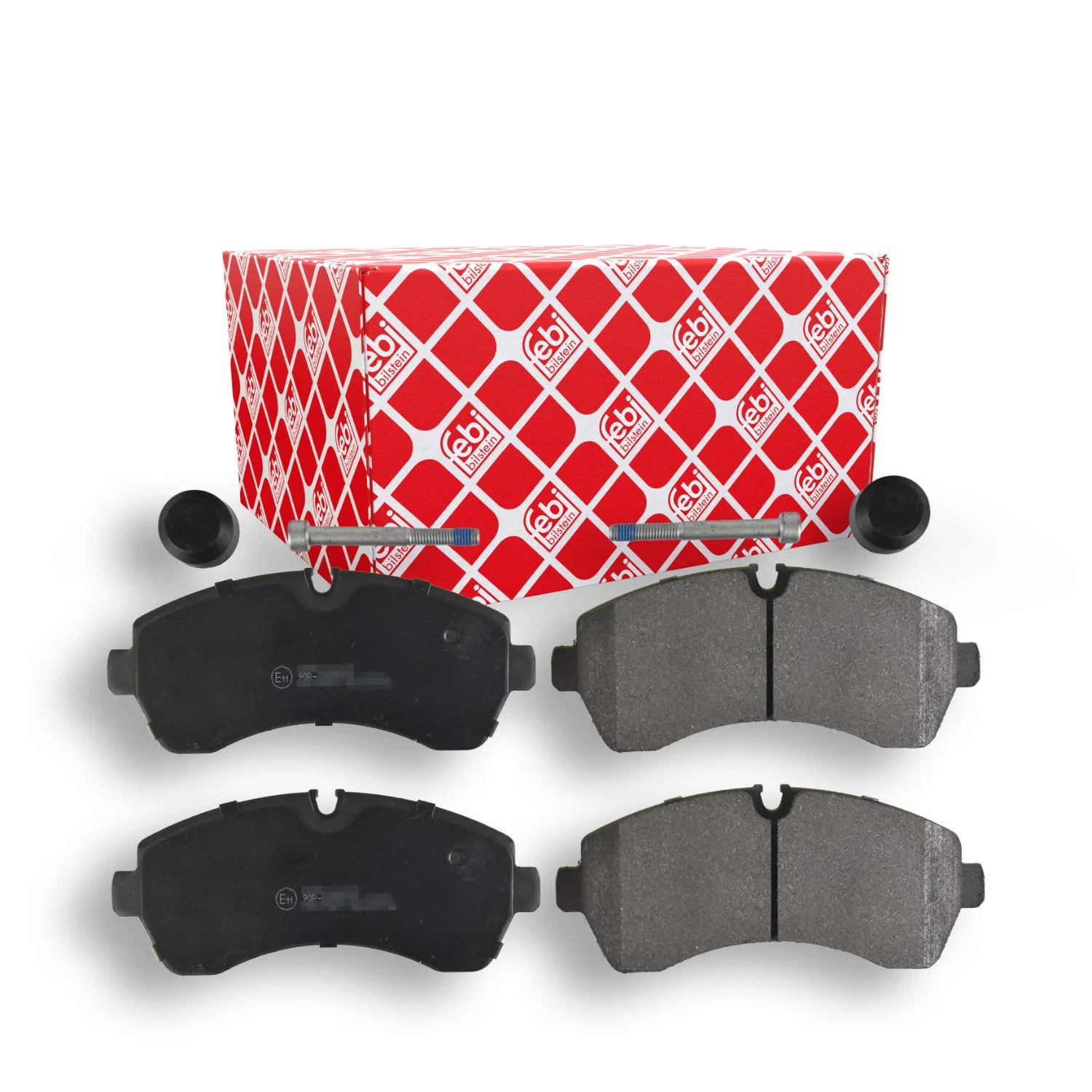 Комплект тормозных колодок, дисковый тормоз FEBI BILSTEIN 16753 для MERCEDES-BENZ VW, фото №1