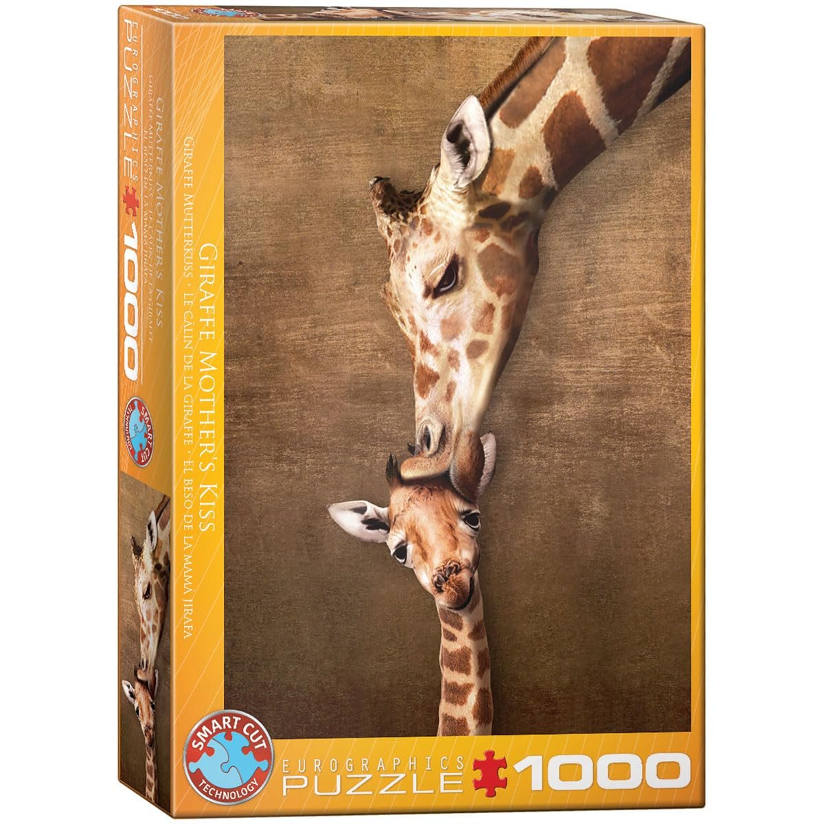 Пазл Eurographics 8000-0301 Giraffe Mothers' Kiss 1000 элементов, фото №1