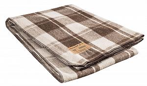 Покривало вовняна для вулиці A. Blöchl Темно-коричнева - Фото 1