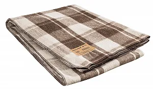 Покривало вовняна для вулиці A. Blöchl Темно-коричнева - Фото 1