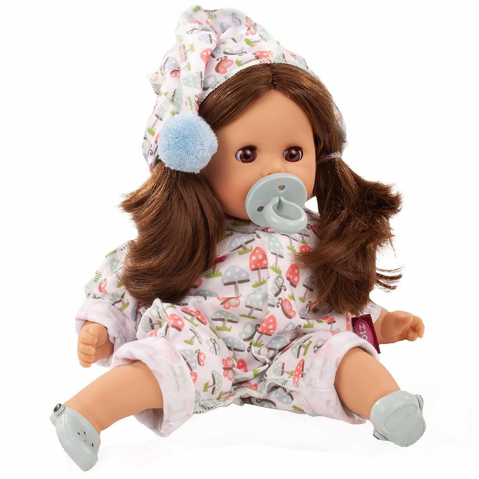 Кукла Götz Cosy Aquini Lucky Mushroom Bath Doll 33 см Коричневые волосы Коричневые глаза, фото №1