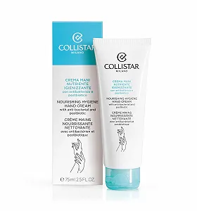 Крем для рук Collistar Nourishing, Hygienising с антибактериальным и постбиотическим эффектом, быстрое впитывание, бархатистая текстура, длительный эффект, 75 мл synthetic.ua - Фото 1