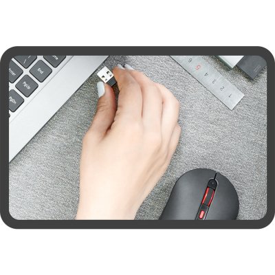 Мышка Xiaomi Miiiw Mute Wireless Black (MWMM01 Black), фото №4