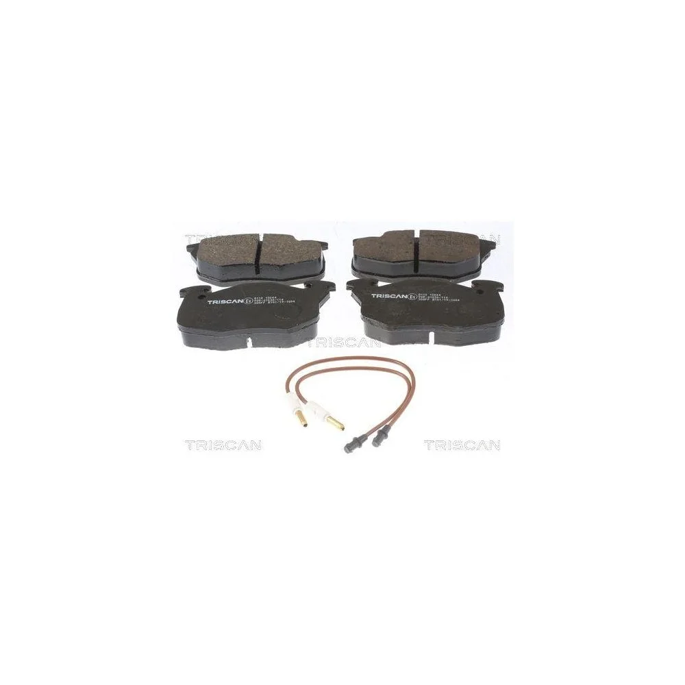 Комплект тормозных колодок, дисковый тормоз TRISCAN 8110 10044 для PEUGEOT RENAULT, фото №1 Комплект тормозных колодок, дисковый тормоз TRISCAN 8110 10044 для PEUGEOT RENAULT, фото №1