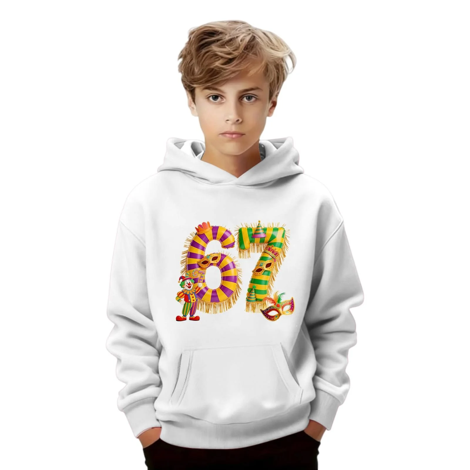 Худі 67 З малюнком Карнавалу, фото №2