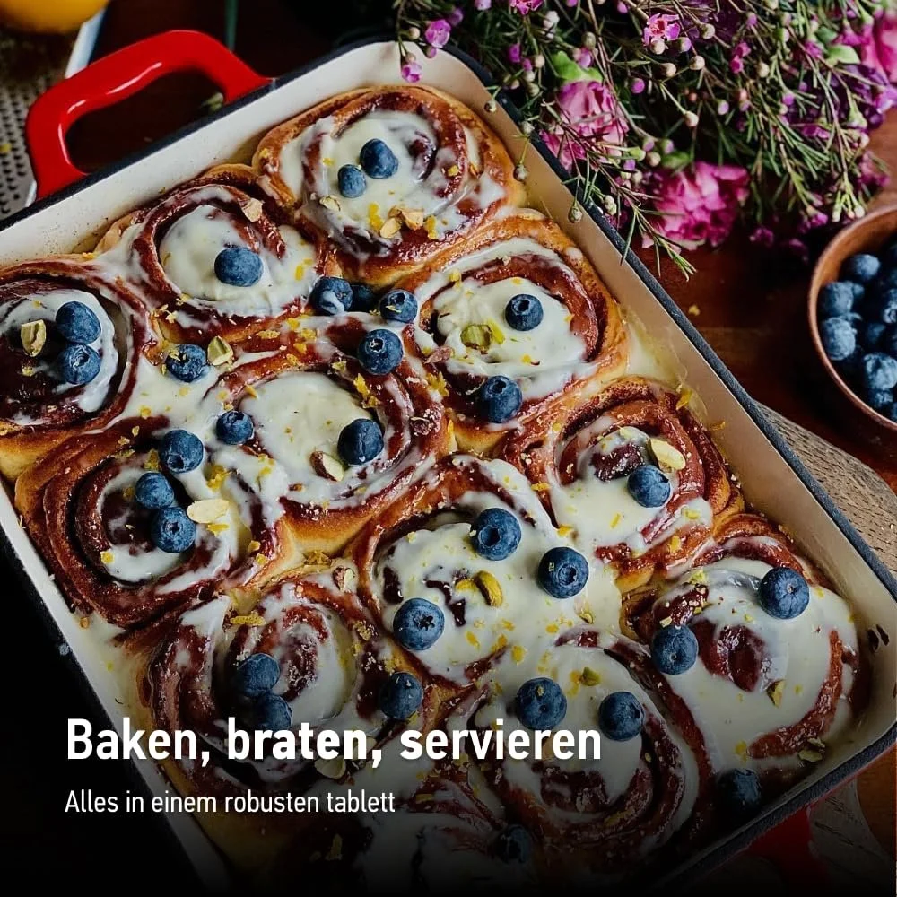 Форма для запекания чавунная эмалированная 3.2 L красная, фото №4 Форма для запекания чавунная эмалированная 3.2 L красная, фото №4